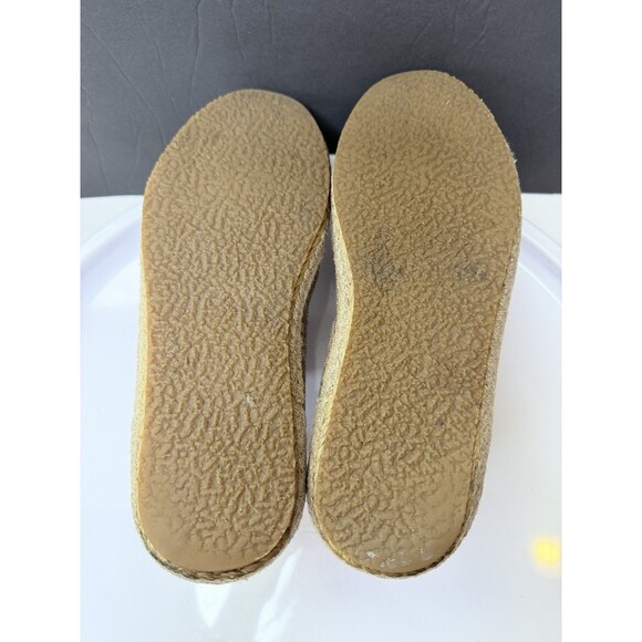 Patara Mens Nomad Canvas Lace Up Espadrille Shoes Cork Insoles EU 41 US 8 Beige